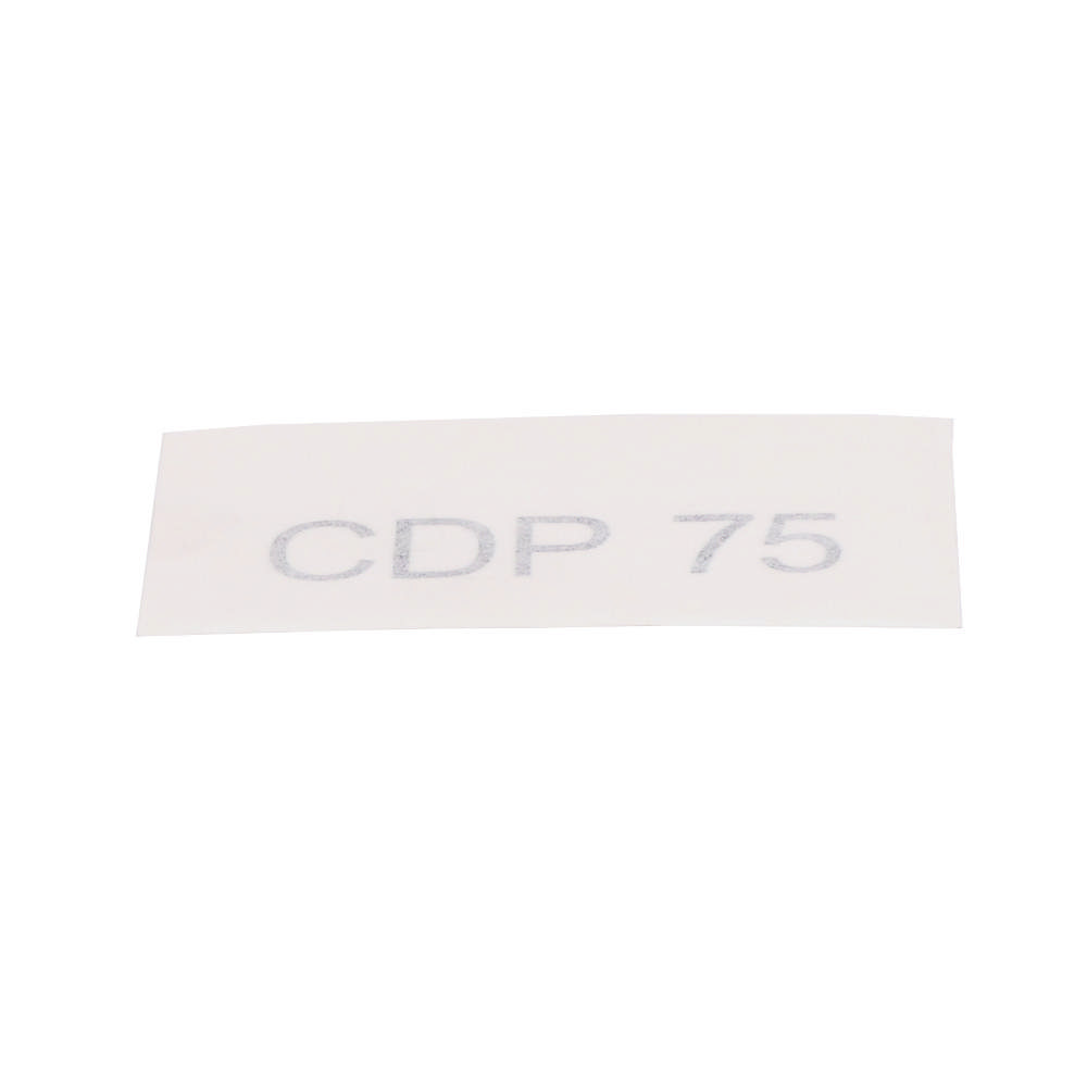 Plastic label, transfer label CDP 75