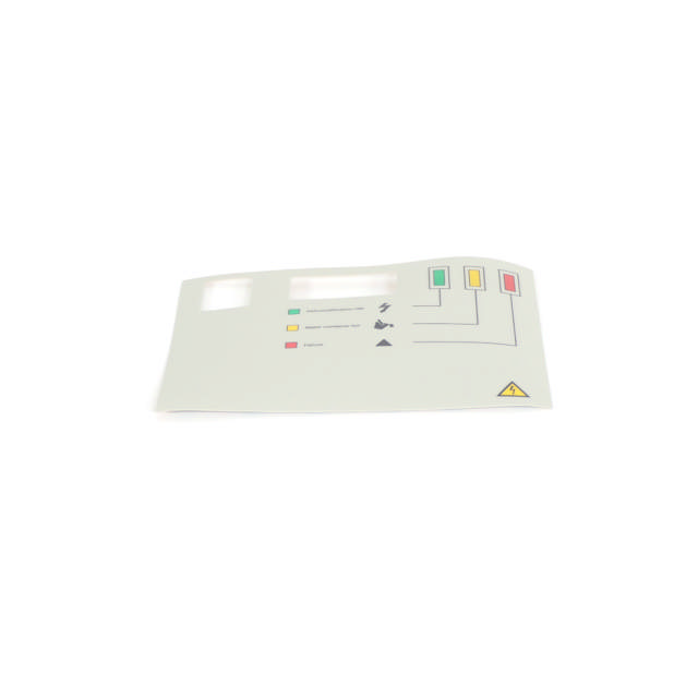 Plastetiket, label til elpanel, CDT