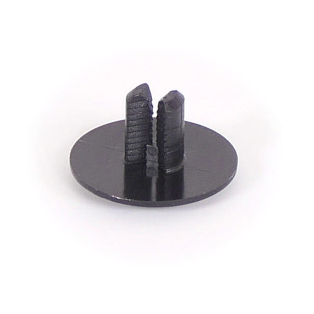 Schwarze Nylon-Schnappnieten, Knarre
