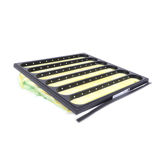 Beutelfilter, M5, 592 x 592 x 370-06-25, Plastikrahmen/Glasfaser