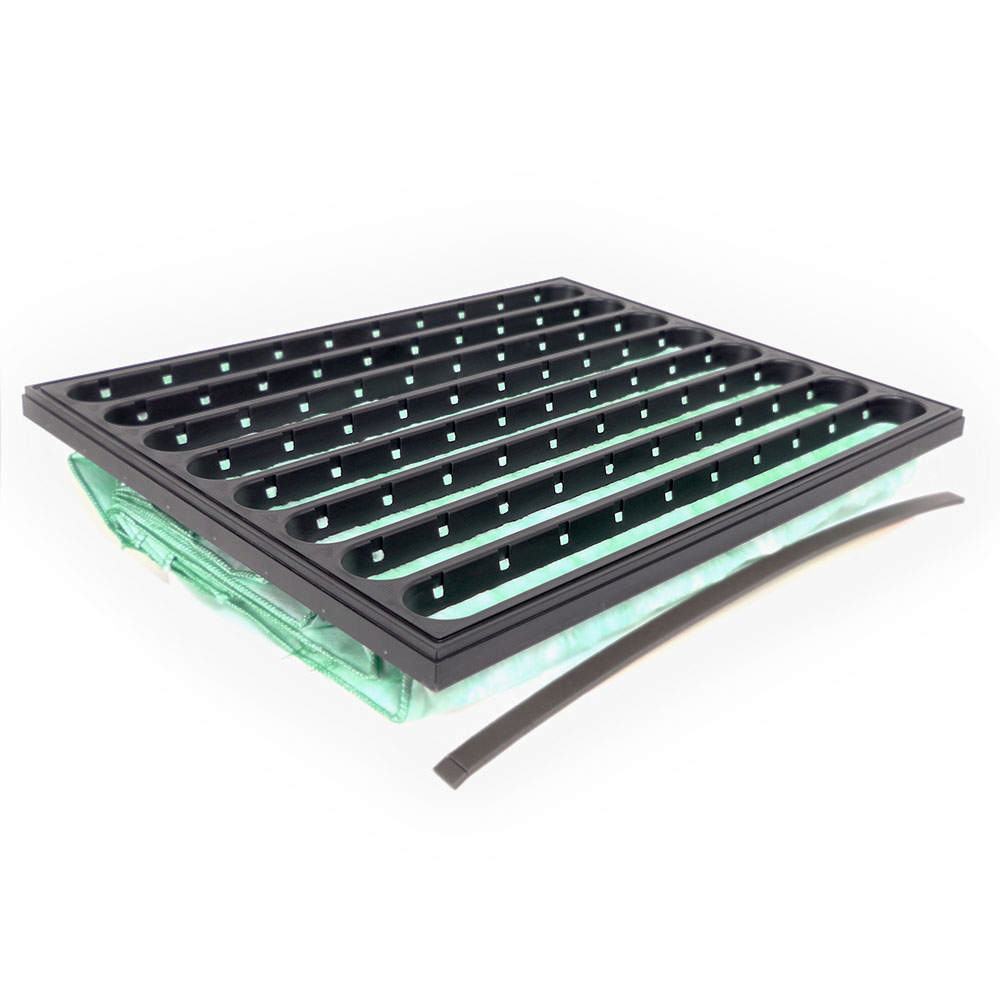 Posefilter, F7, 490 x 592 x 380-08-25, plastramme/glasfiber