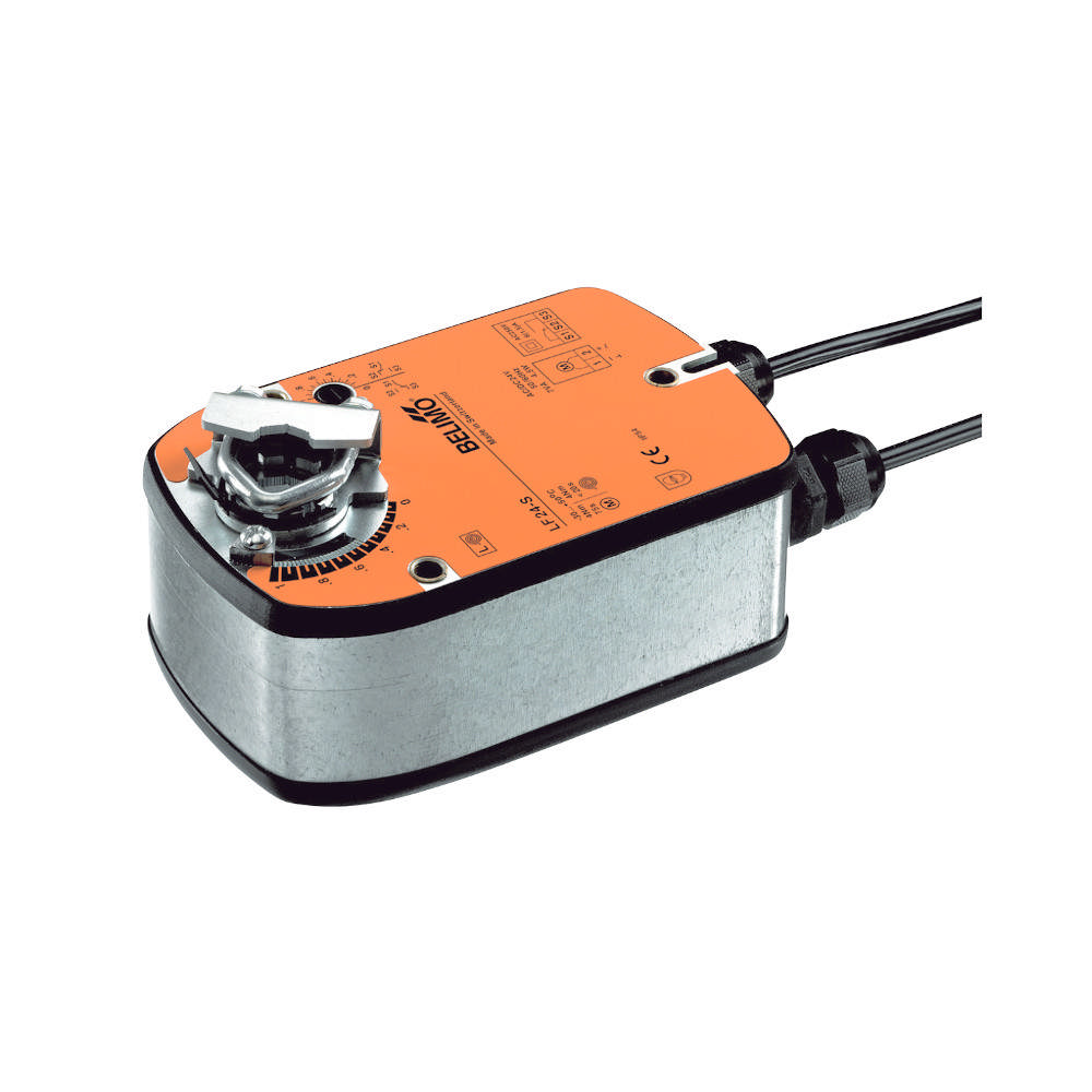 Klappenmotor, mit Feder, LF24, 4 Nm